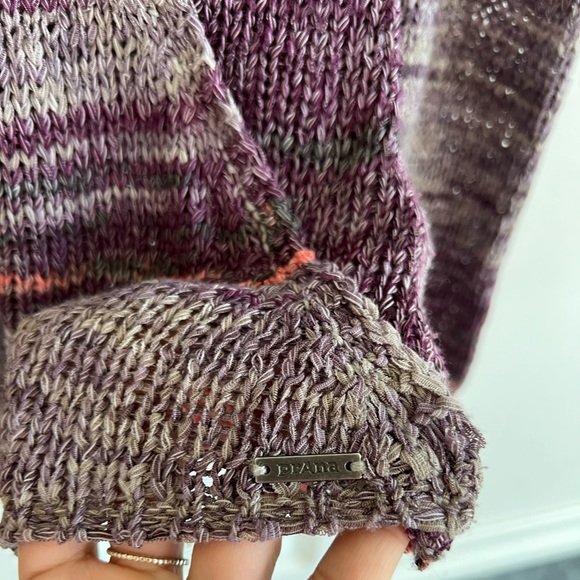 Prana Vignette V-Neck Knit Sweater Asymmetrical size Small - Picture 7 of 7